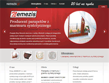 Tablet Screenshot of nemezis.pl